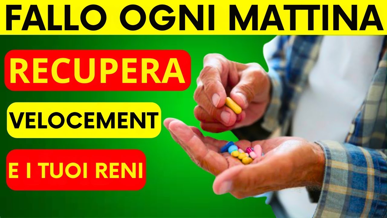 Fai questo ogni mattina e vedrai come i tuoi reni si riprendono rapidamente