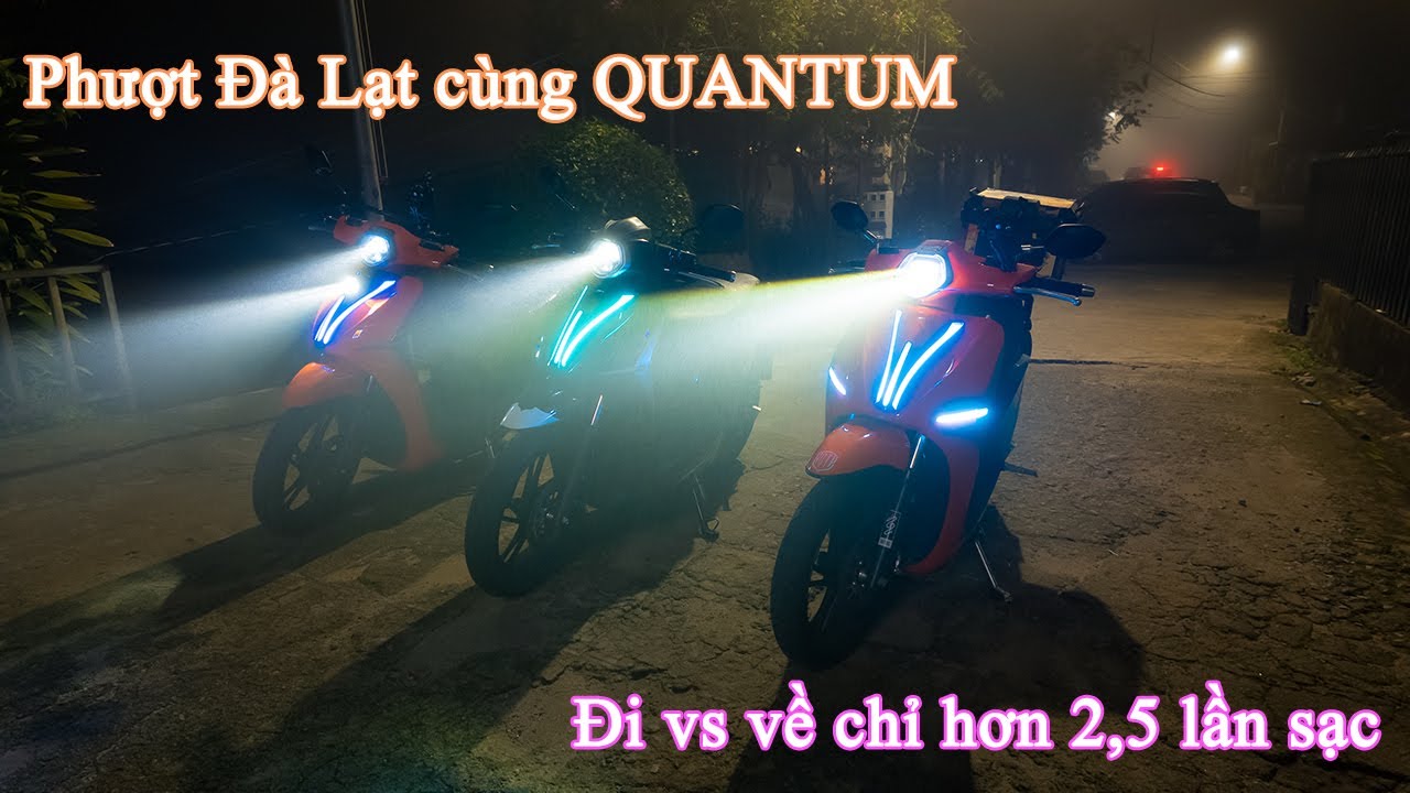 Datbike Quantum Đà Lạt - Tp.HCM chỉ 1 lần sạc !