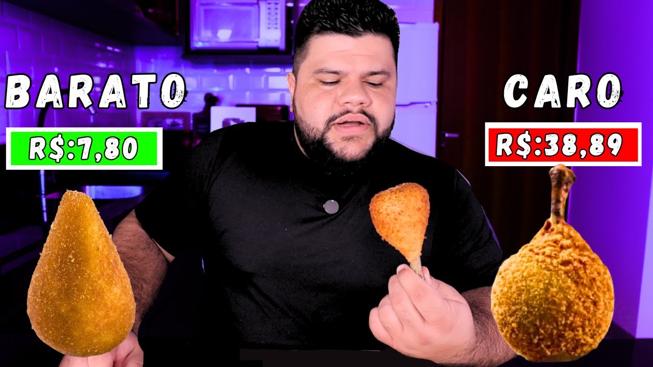 Coxinha Cara vs Coxinha Barata