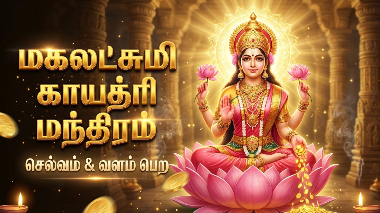 செல்வம் பெருகும் மகாலட்சுமி மந்திரம் | Powerful Mahalakshmi Gayatri Mantra Tamil Devotional