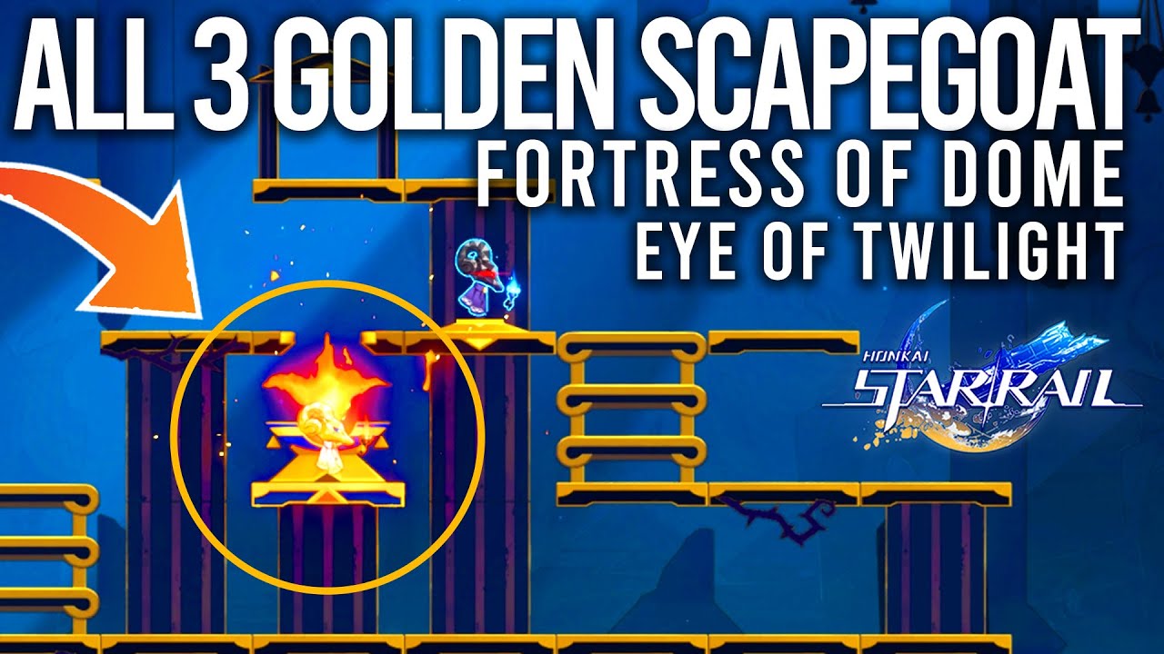 All 3 Golden Scapegoat Puzzles in Fortress of Dome Eye of Twilight - Honkai Star Rail 3.3