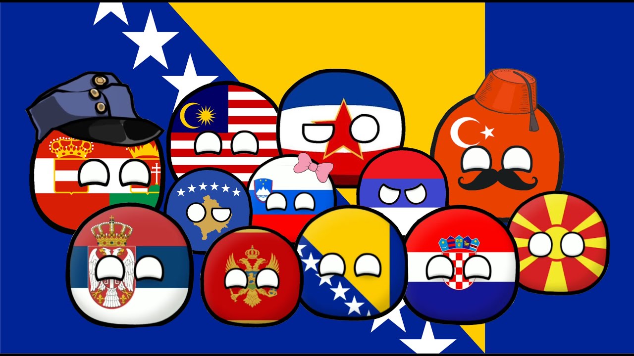 Countryballs - Family of Bosnia-Herzegovina