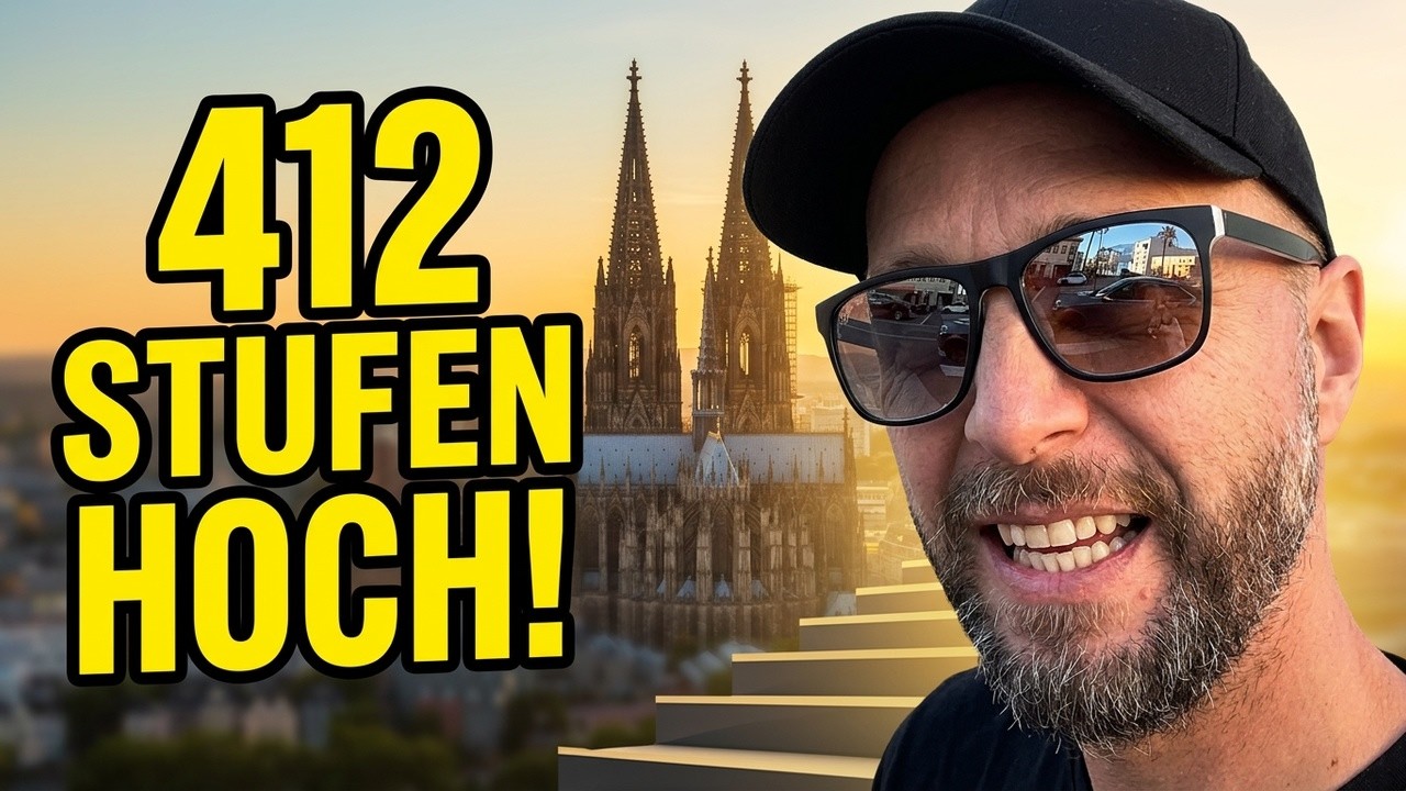Kölner Dom: 412 Stufen zur Spitze! 😳 Aussicht & Innenraum 4K Doku Tour