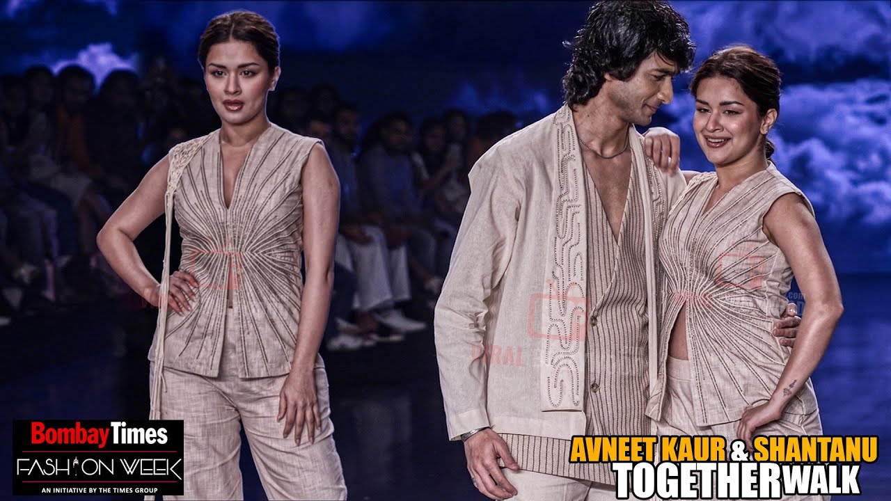 Avneet Kaur & Shantanu Maheshwari Walk the Ramp Together at Bombay Times Fashion Week 2025
