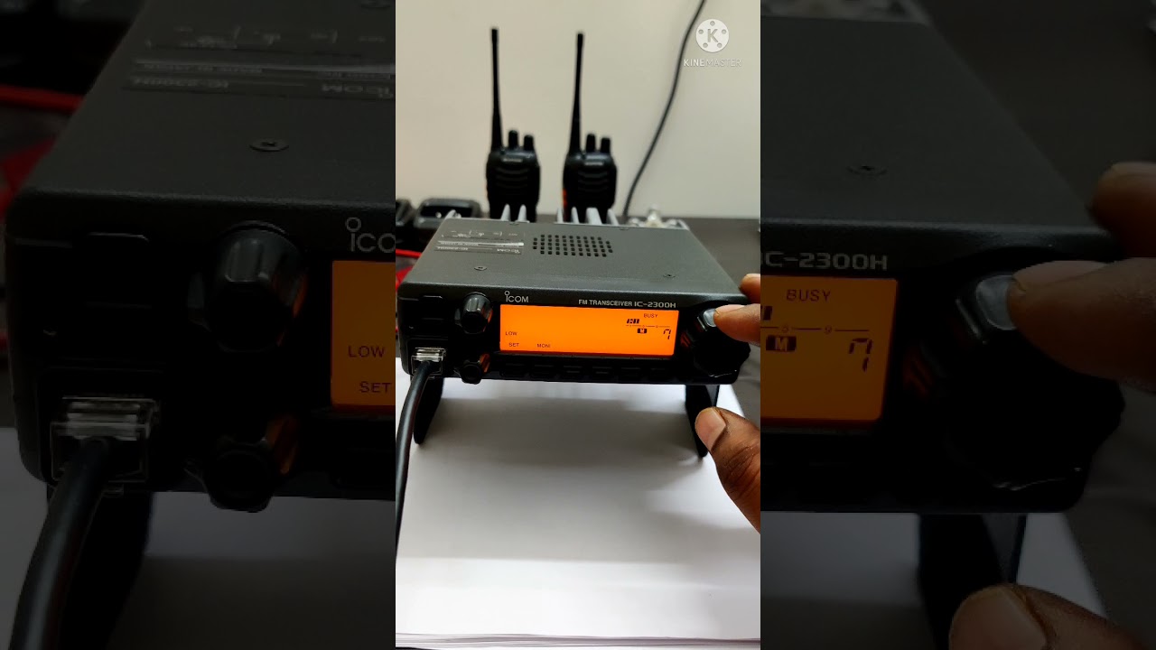 How to save frequency and How to give channel name. #icomic2300 #vhf #amatureradiohobby #radiokerala