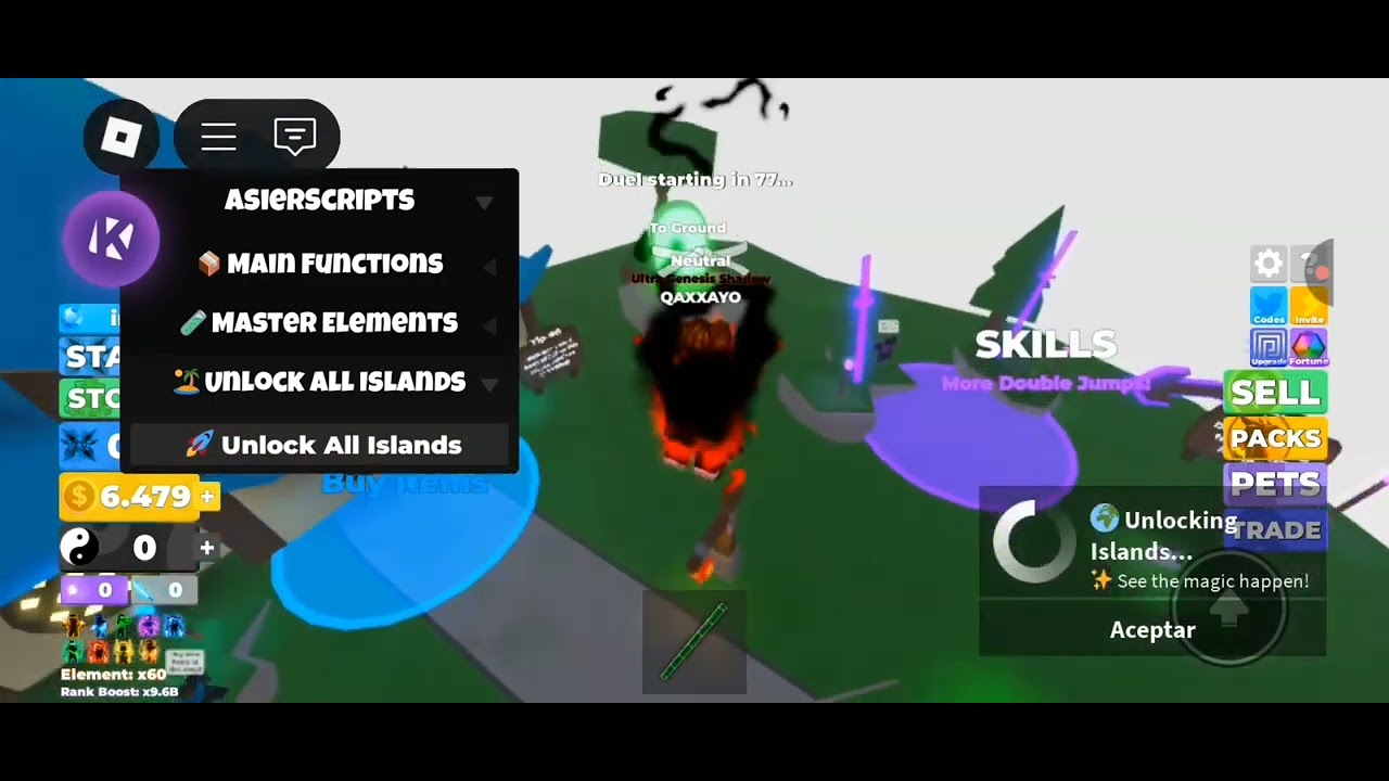 💸Ninja Legends OP SCRIPT - Get Cash (Unlimited) And Gems💰💎, Get Any Element🧪, Unlock All Islands🌴