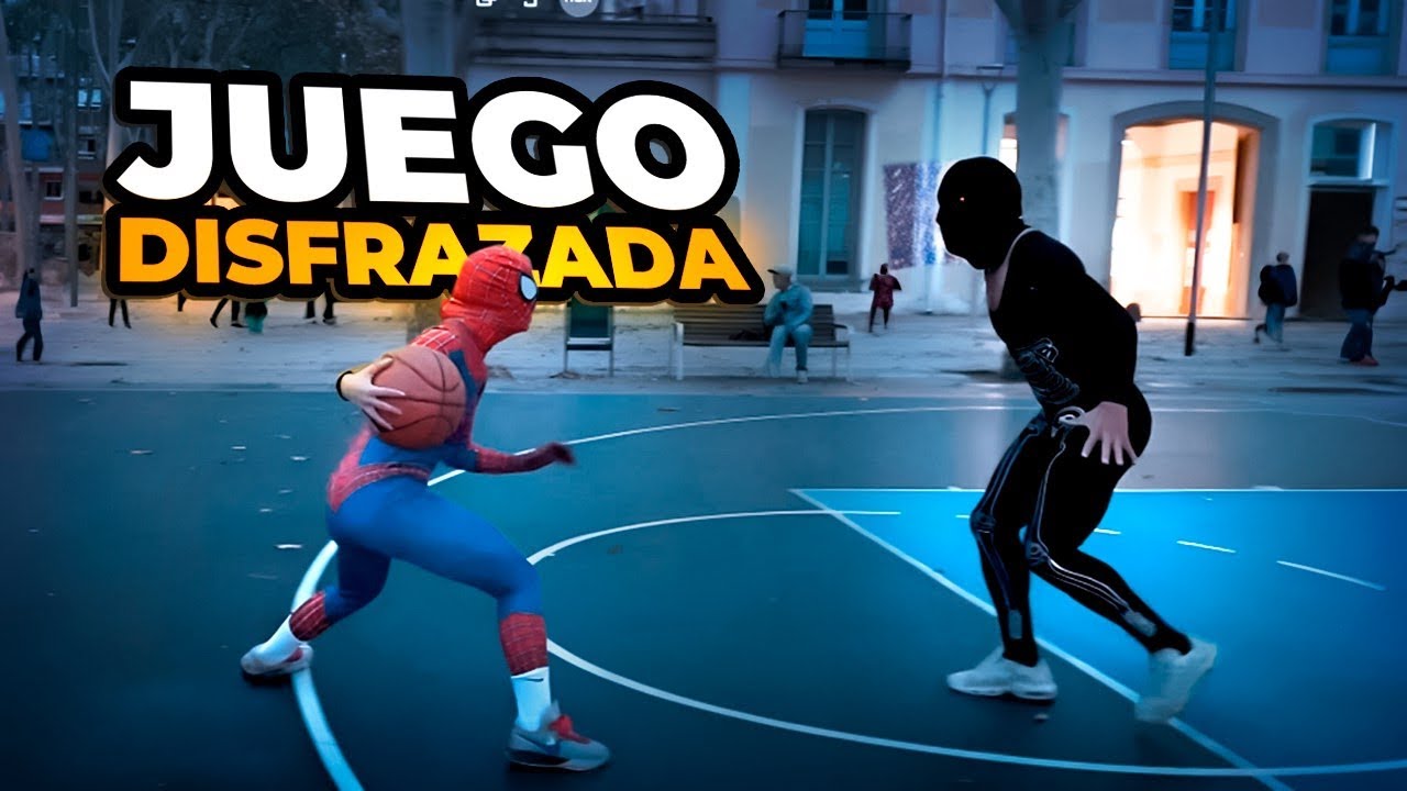 JUEGO en la CALLE DISFRAZADA de SPIDERMAN🔥😳