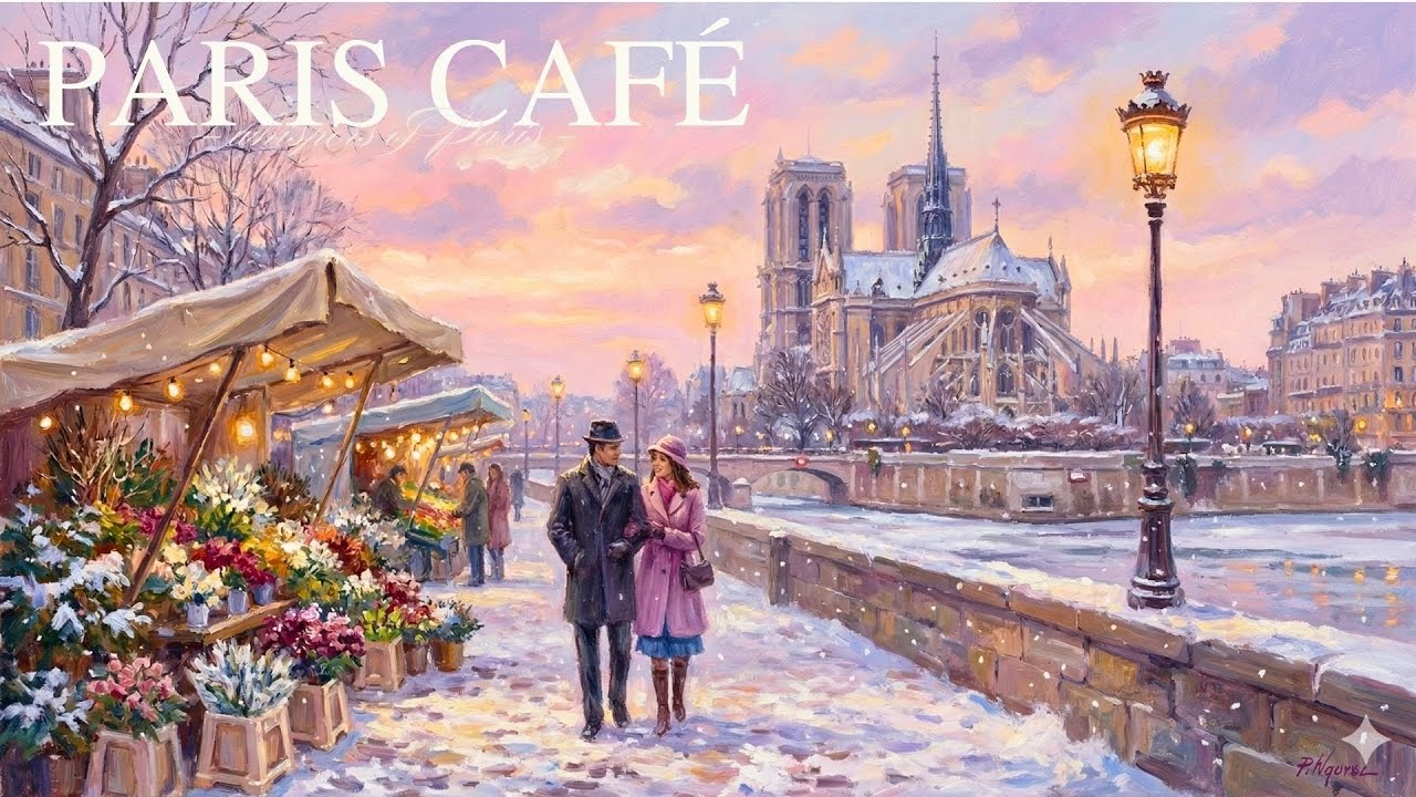 𝐏𝐀𝐑𝐈𝐒 𝐂𝐀𝐅𝐄́ 🗼 French Instrumental Music — Coffee Playlist | Sunday Brunch
