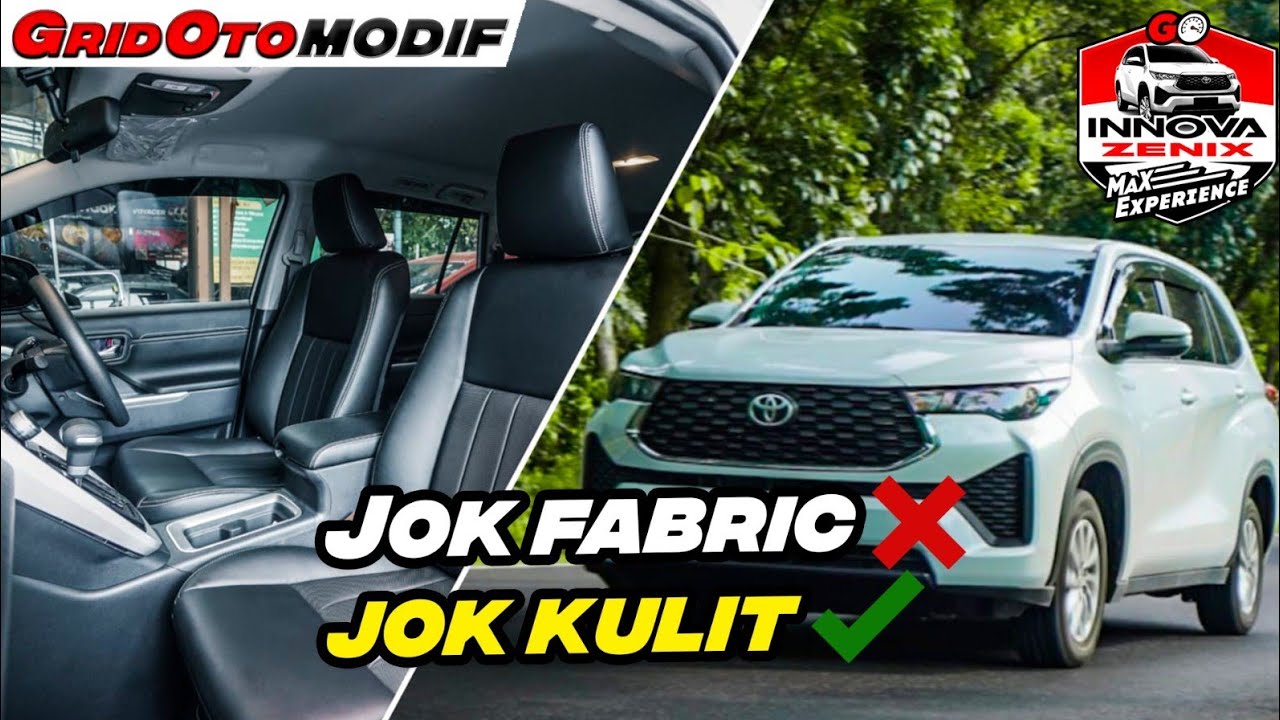 Rombak Jok Innova Zenix Tipe G Hybrid, Jadi Berasa Kaya Tipe Q | Modifikasi Mobil