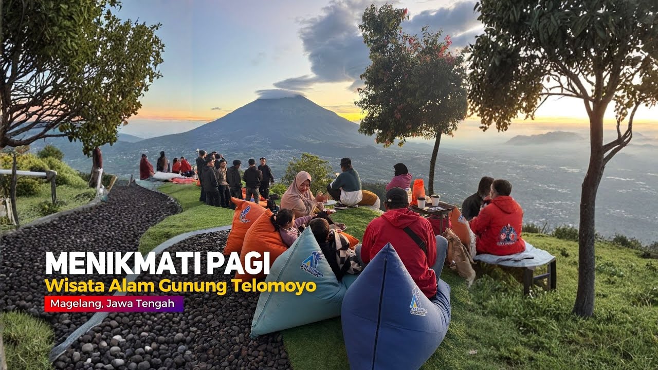 PESONA MATAHARI TERBIT DARI GUNUNG TELOMOYO - Triangle Sky Telomoyo - Cerita Desa Dalangan, Magelang