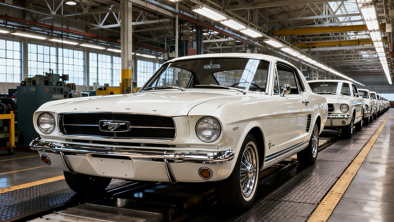 Inside the 1964 Ford Mustang Factory — How America’s Most Iconic Muscle Car Was Born