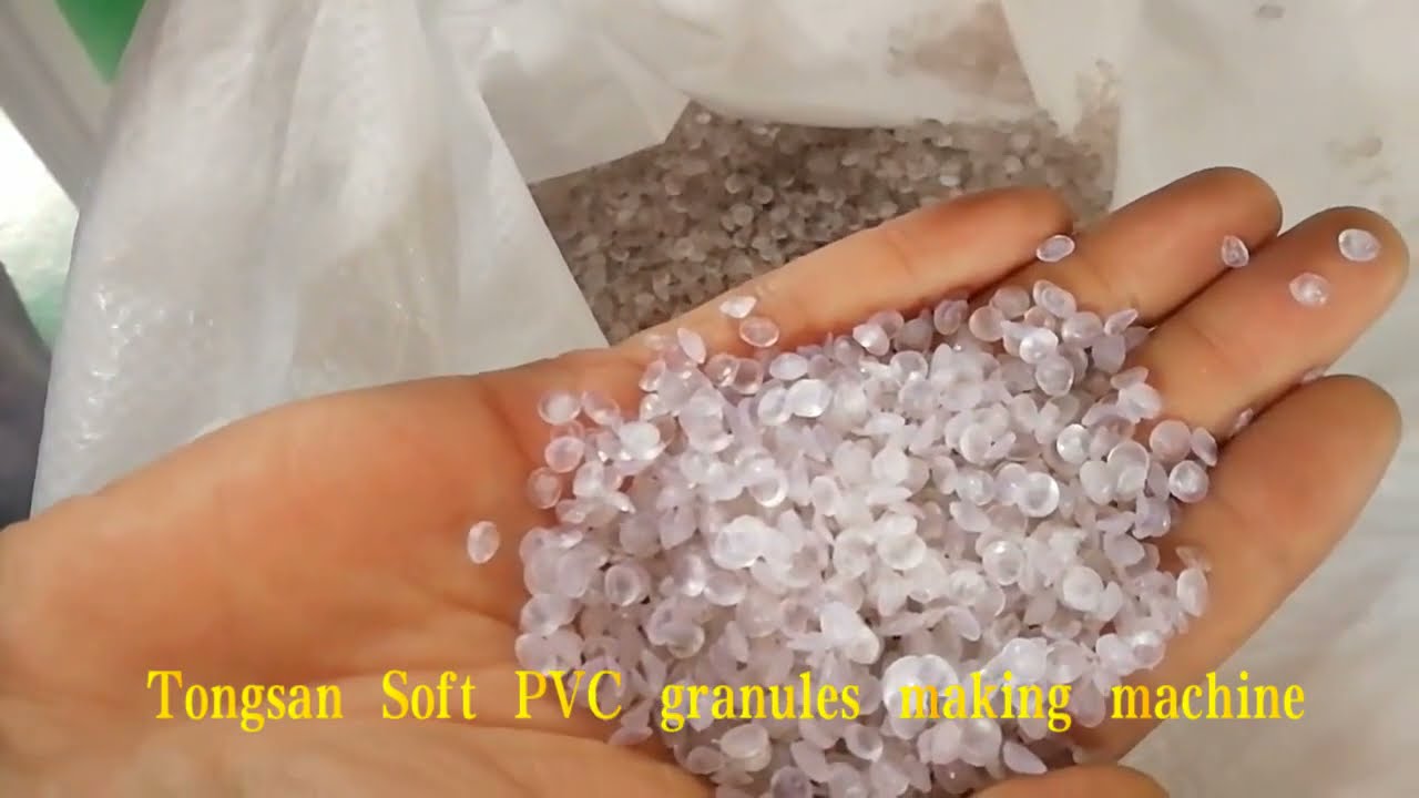 Tongsan Soft PVC fiber reforced pipe granules making machine  (Sophie 086 15063923327)