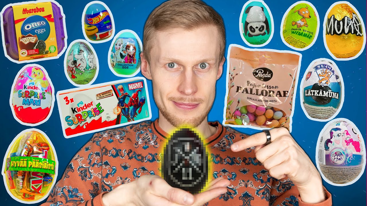 Testasin kaikki pääsiäismunat ja löysin uuden lempparin! (2021 MUNAMAISTELU)