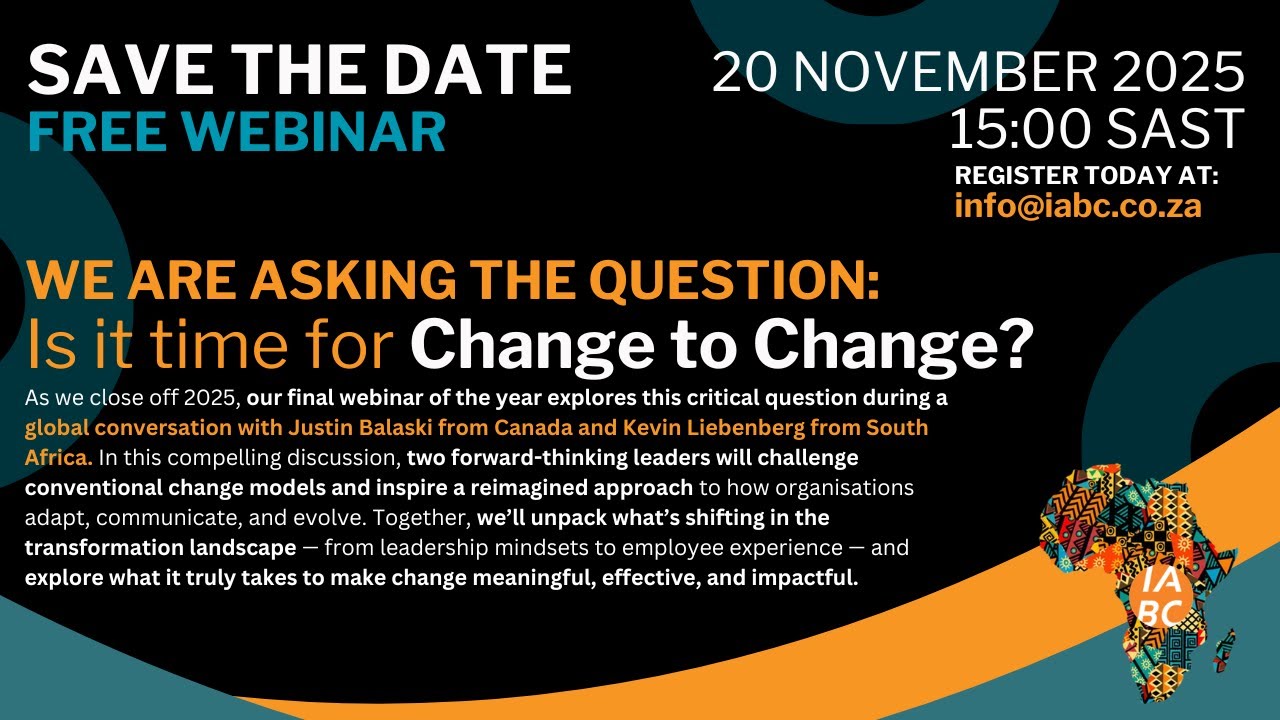 We are asking the question: Is it time for Change to Change?