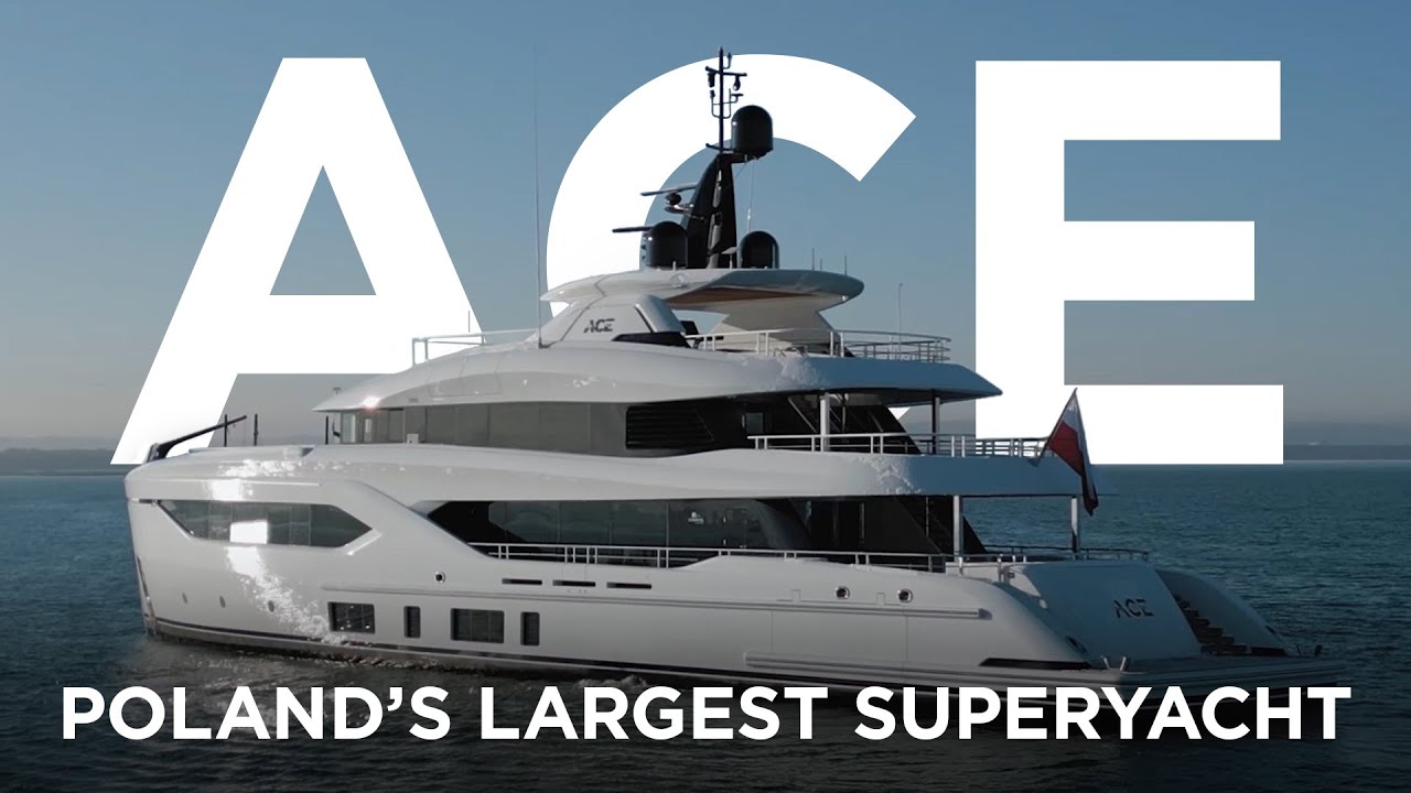 Visiting Conrad Shipyard and Poland's Largest Superyacht to date - C144 Ace in Gdansk, December 2022