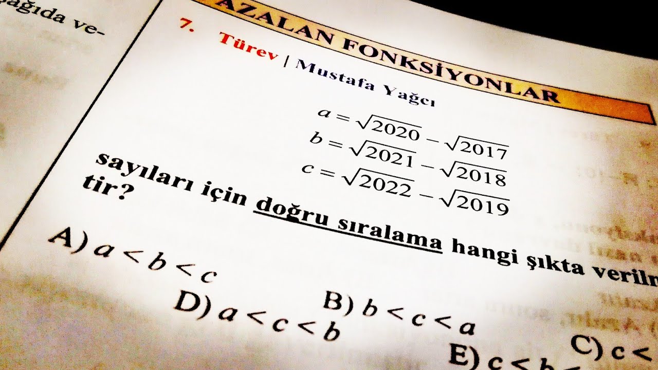Köklü İfade - Türev İkilemi..😀 MY Matematik.. 👍