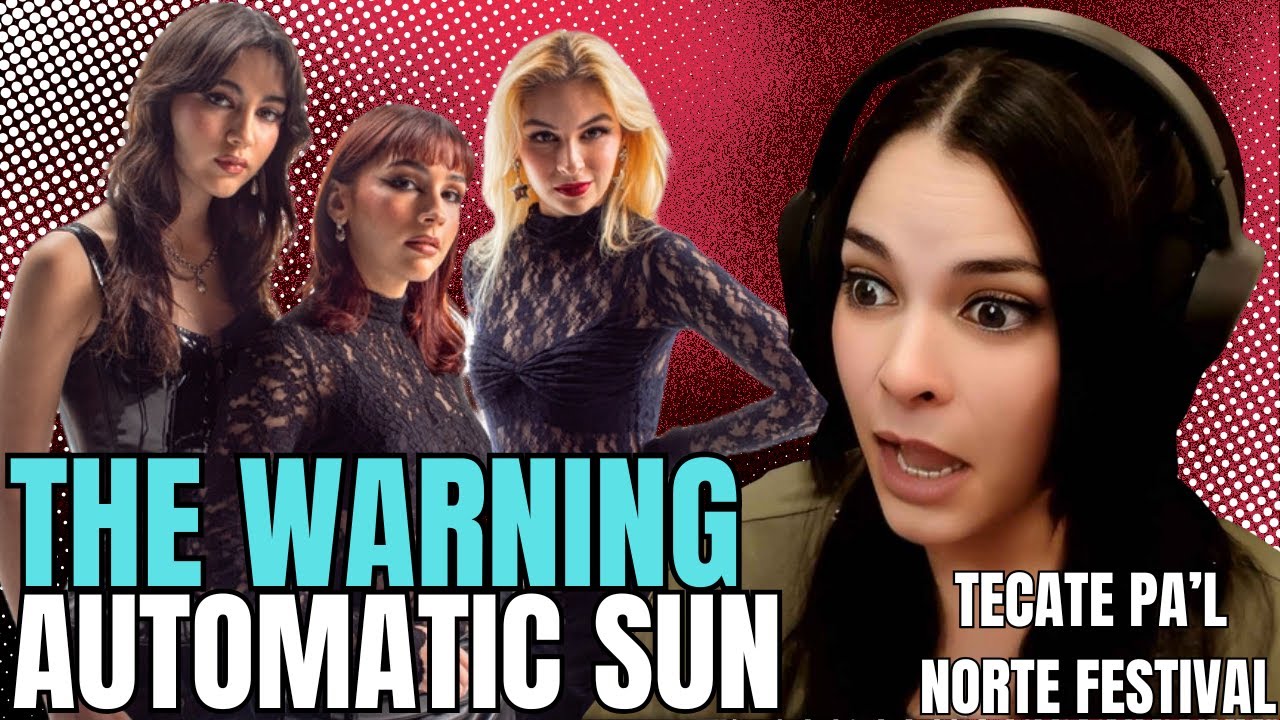 🎸 Ale's Bass BLEW Me Away! 🤯 | First Time Reacting to The Warning's 'Automatic Sun'  LIVE🌞
