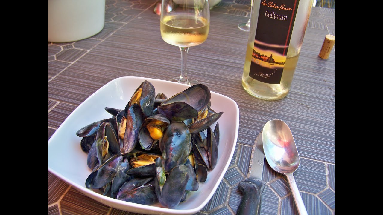 Moules sauce marinière - Les recettes de Sergio