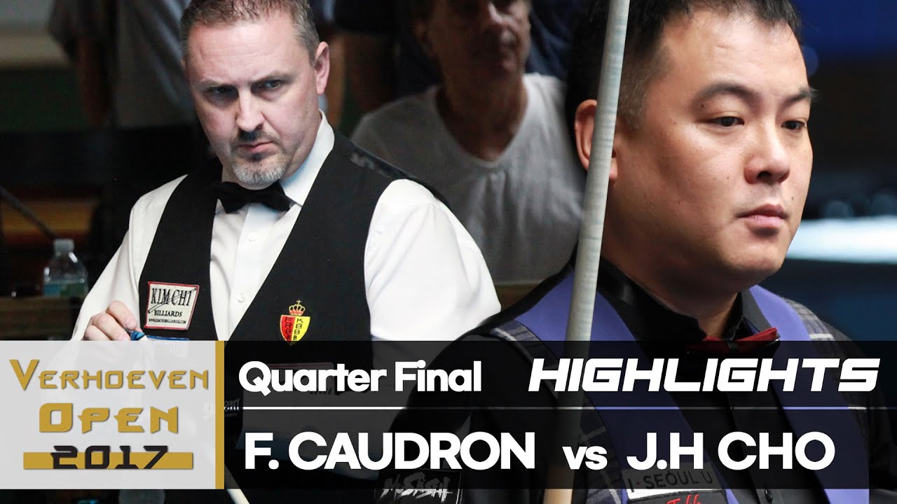 [Verhoeven Open Tournament 2017] Quarter Final - Frédéric Caudron (BEL) vs CHO Jae H0 (KOR). H/L