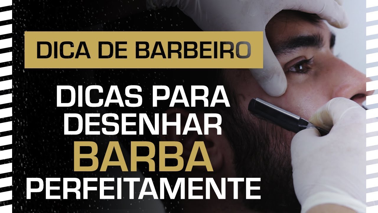 COMO DESENHAR BARBA PERFEITAMENTE - DICA DE BARBEIRO