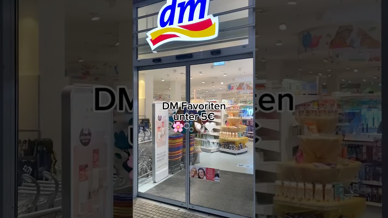 DM unter 5&euro; FAVORITEN #dm #dmhaul #favoriten #pflegeroutine #duschen #schminken #makeup #hair
