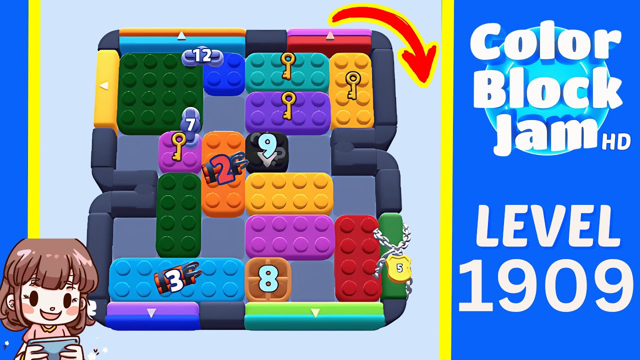 Color Block Jam Level 1001 (1909) Solution Walkthrough