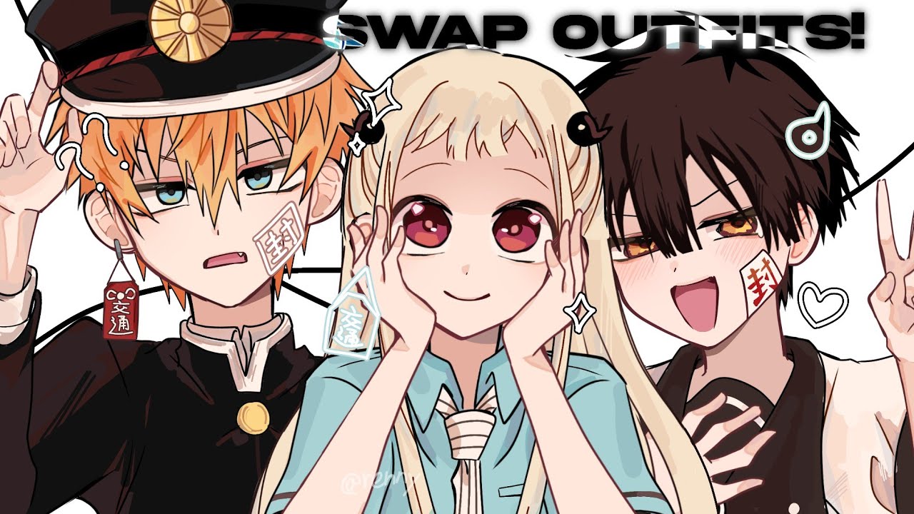 Swap outfits! // gacha TBHK/JSHK // ft. Toilet trio 