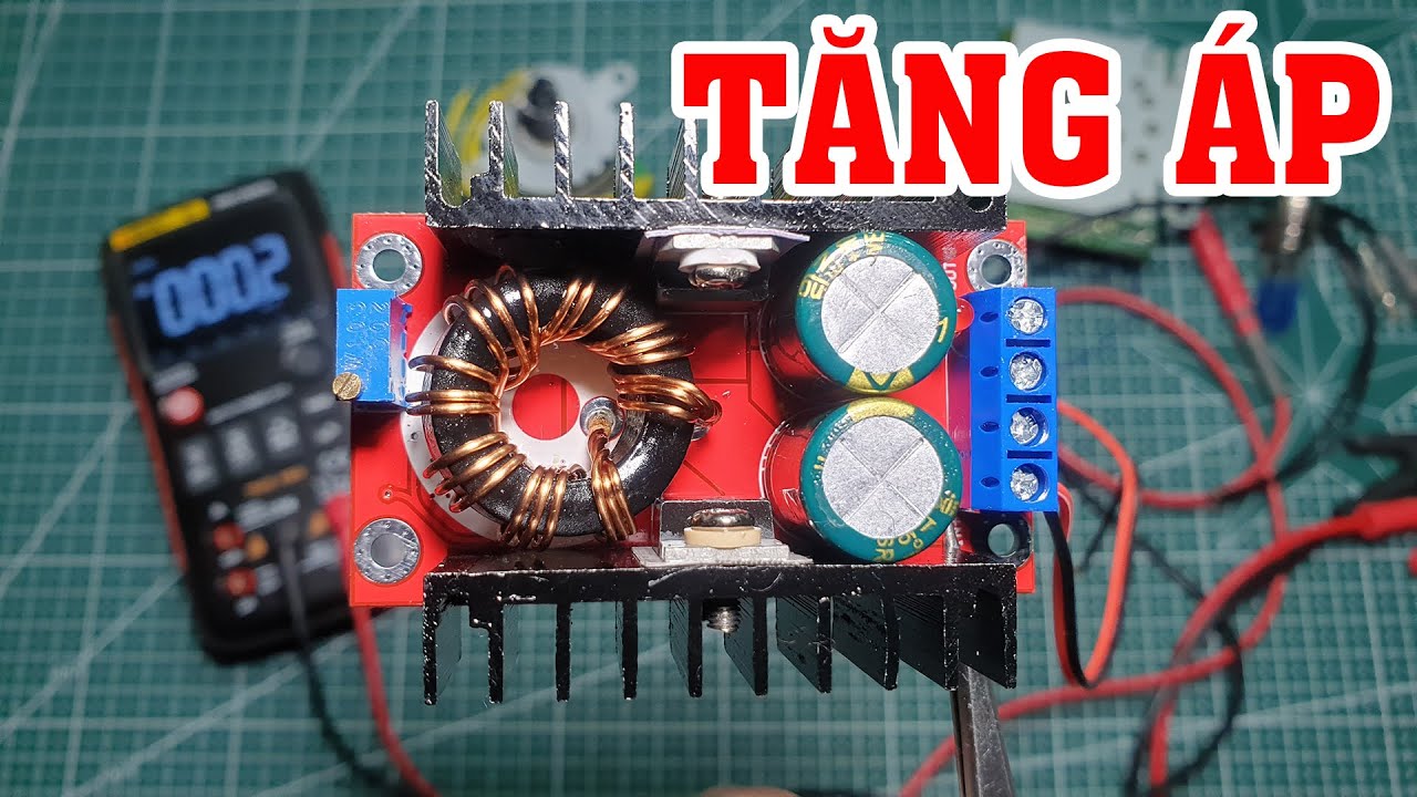 Mạch tăng và ổn áp này chắc chắn sẽ rất hữu ích cho mọi người - DC Boost Converter