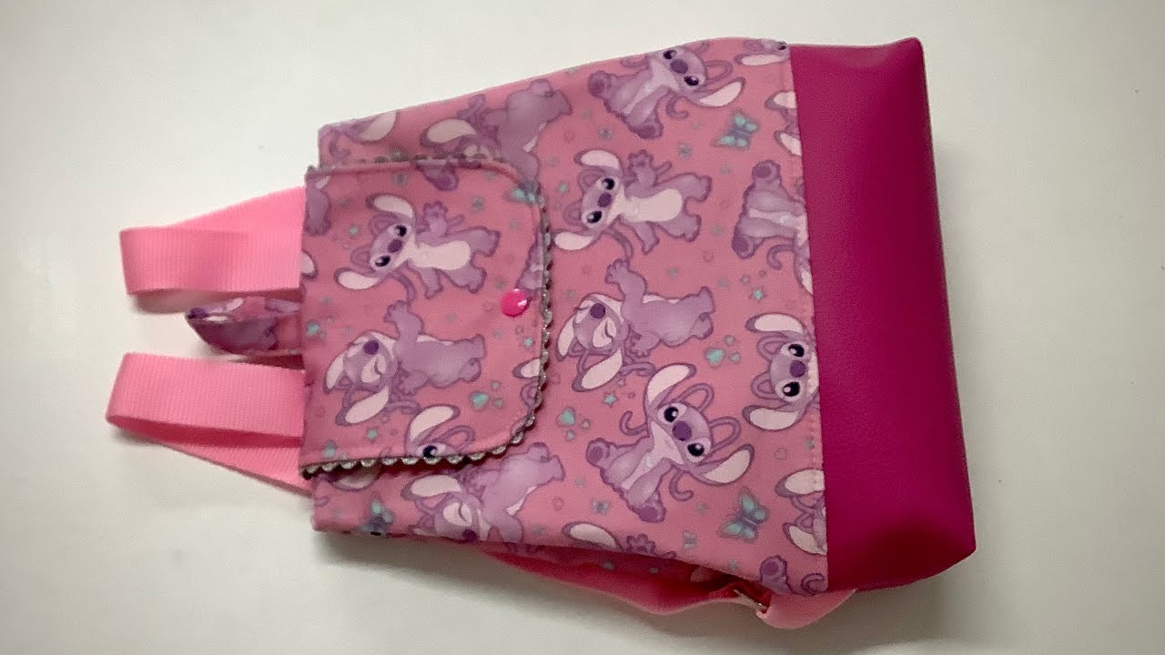 Como fazer Saquinho Mochila fàcil 🎀Costura Lena