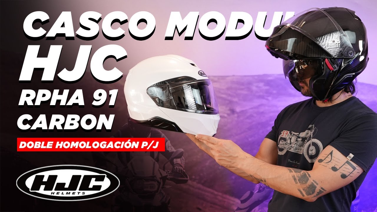 CASCO HJC RPHA 91 CARBON - Casco modular. Disponible en motomundi.cl