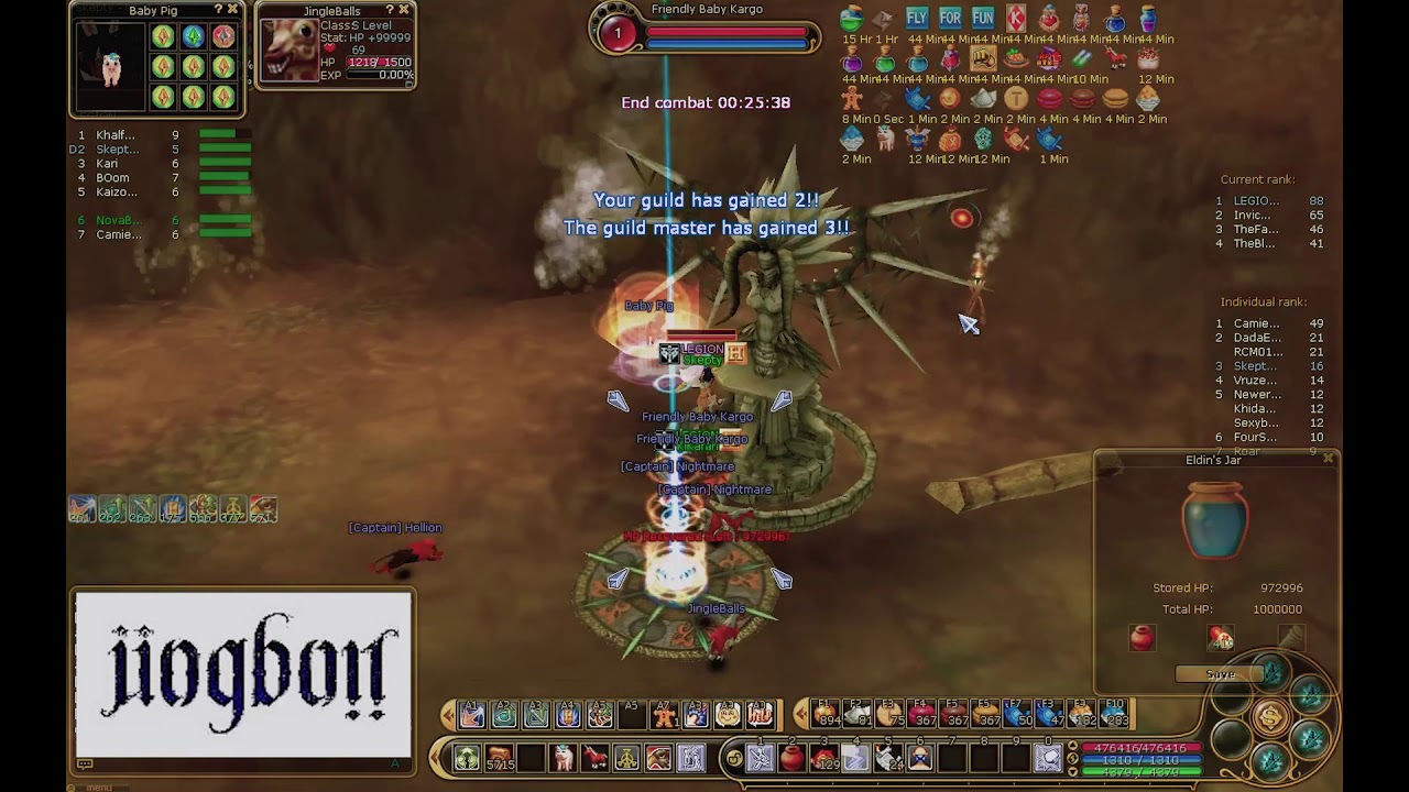 Playpark Flyff Guild Siege 02.29.2020 - Skepty (Crackshooter)
