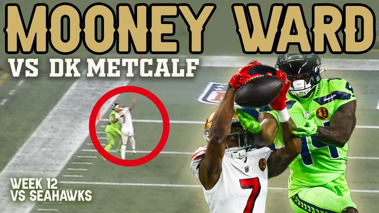 #49ers CB Charvarius Ward vs Seahawks DK Metcalf