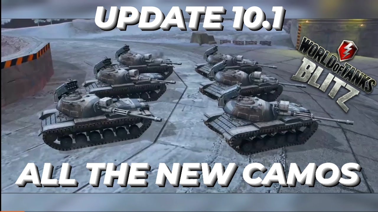 Update 10.1 | All the new camouflages | WOTB ⚡ WOTBLITZ ⚡ World of tanks blitz