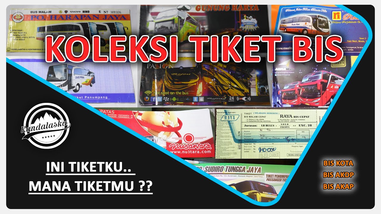 Koleksi Tiket Bus
