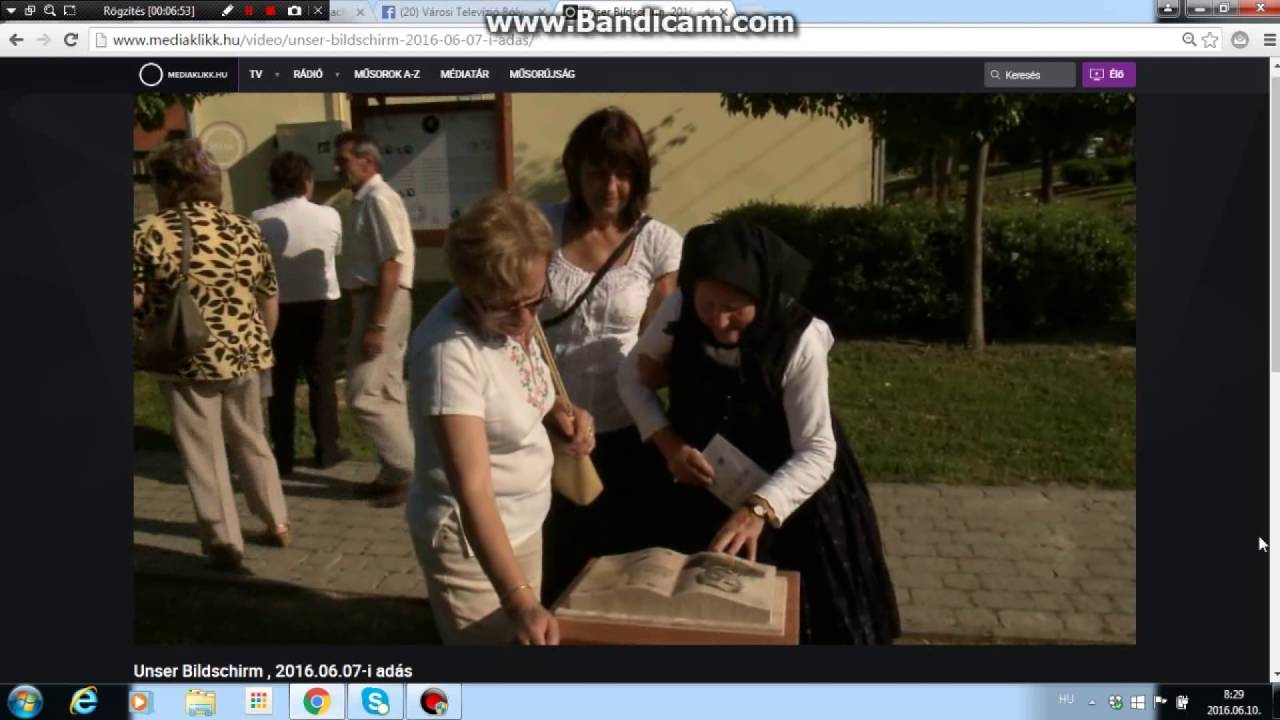 Übergabe des Schomberger ungarndeutschen Lehrpfades (ein Bericht von „Unser Bildschirm“)