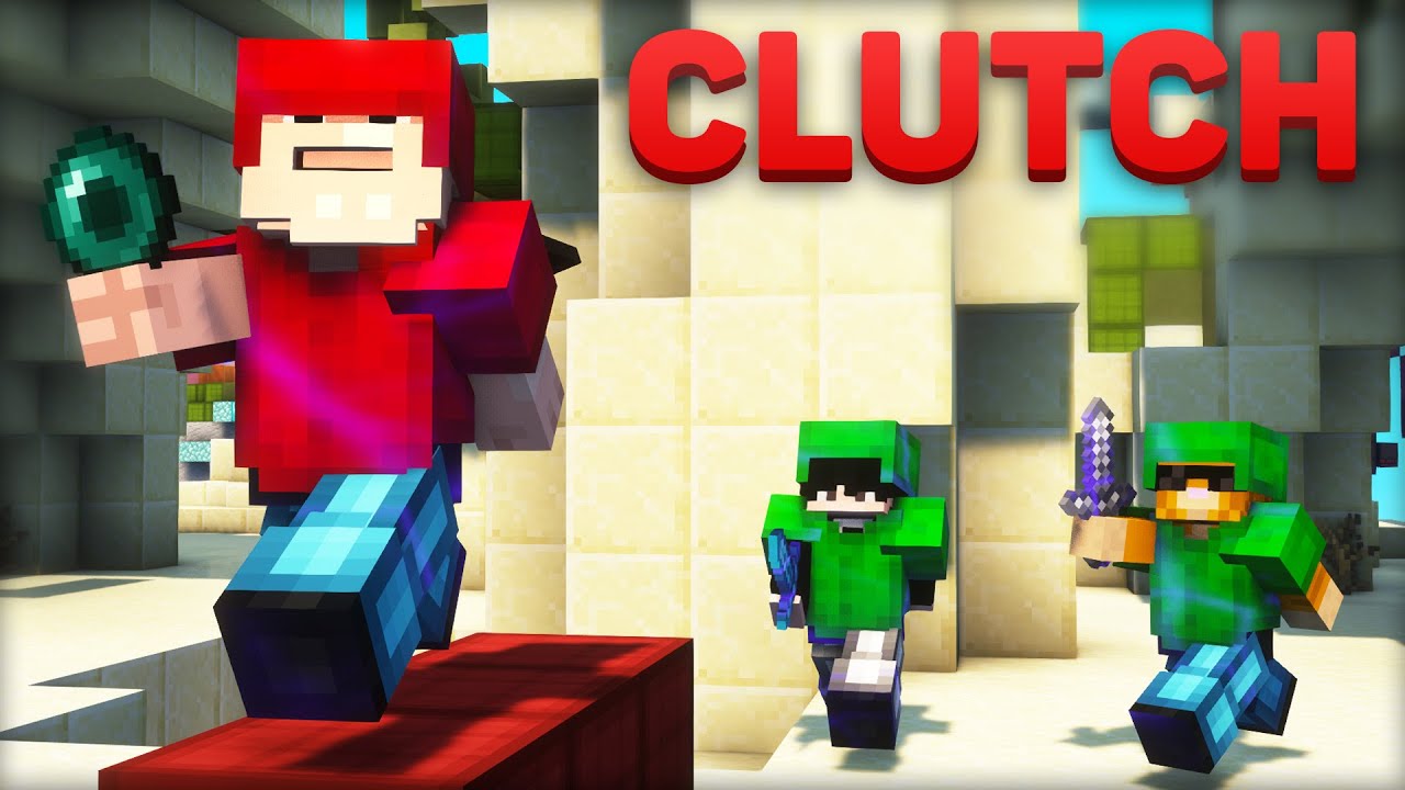 Самые безумные схватки 1 на 4 в рейтинговых Bedwars