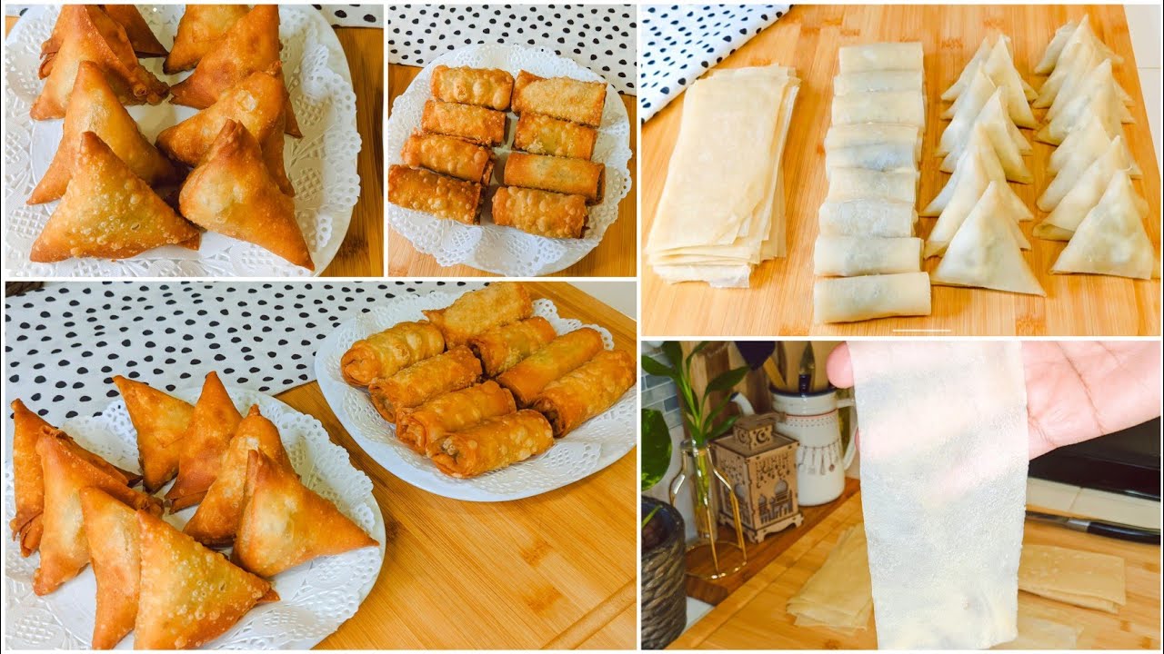 ሳምቡሳ ምስ መጠቕለሊኡ😍Sambosa sheets from scratch and filling|Leyla Channel