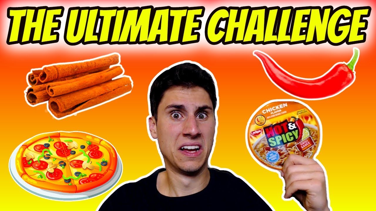 1000 SUB ULTIMATE CHALLENGE | Atomic Ramen Challenge | Cinnamon Challenge | Pizza Challenge