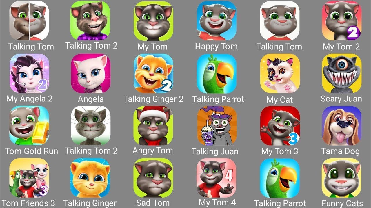 My Tom 2,Talking Tom.Talking Tom 2,My Tom,My Angela,Talking Juan,Talking Ben,My Cat,My Angela 2