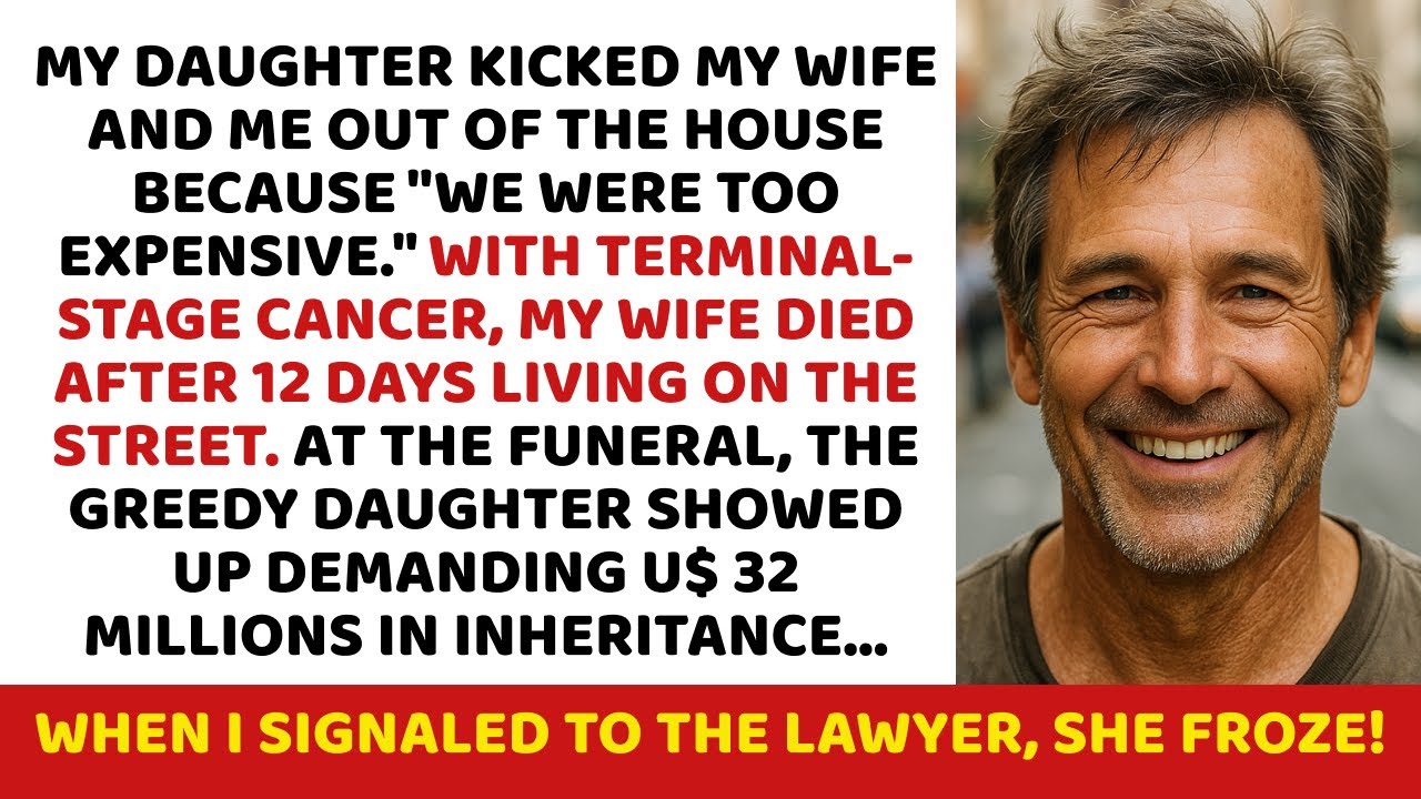 My daughter kicked my wife and me out of the house because 