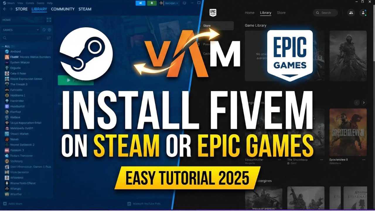 How To Install FiveM on Steam or Epic Games (Easy 2026 Setup Guide)