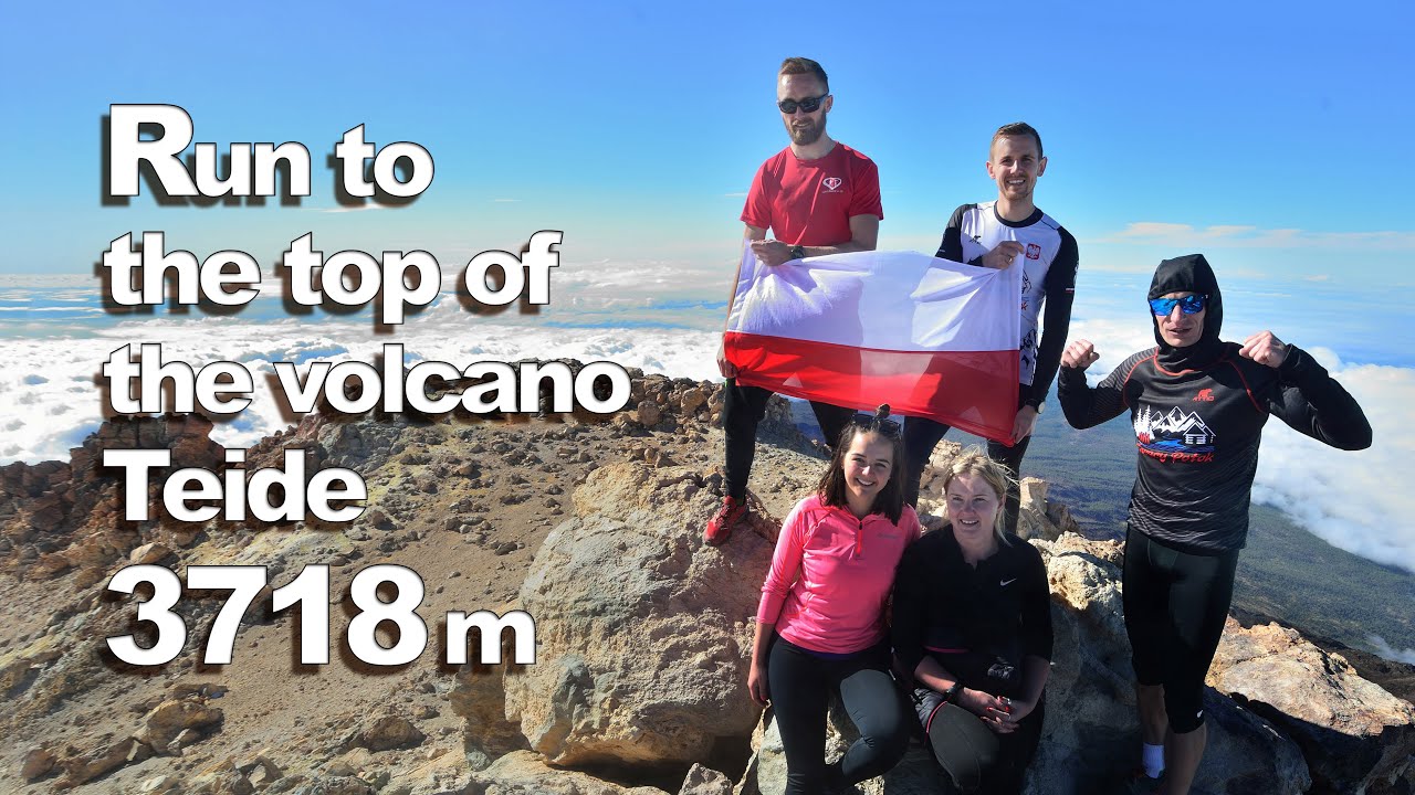 Run to the top of the volcano Teide /4K
