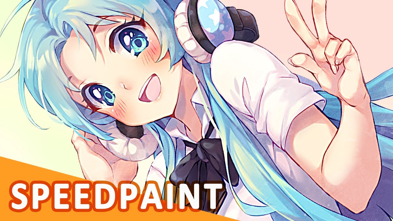 【Speedpaint】Blue Beats (ClipStudio)