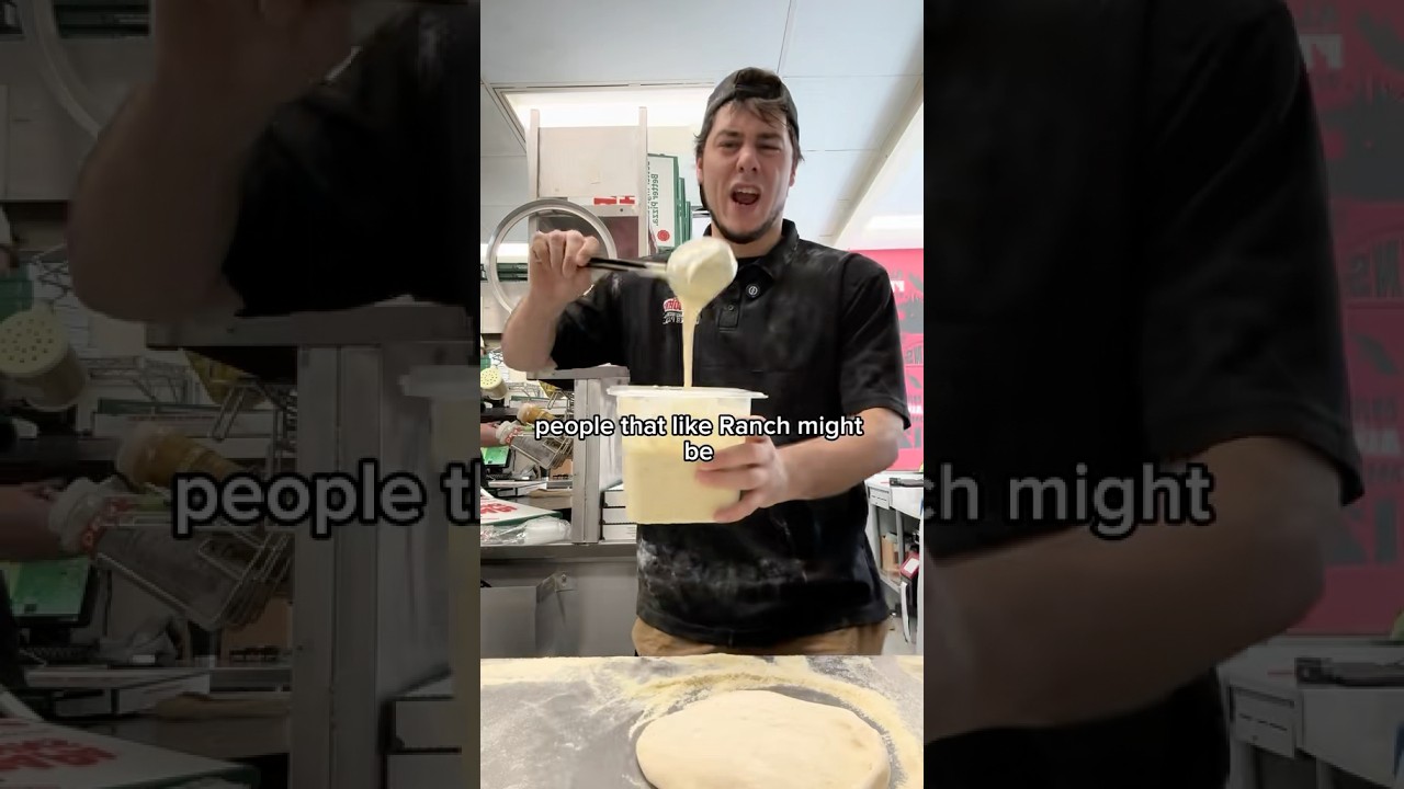 WHO LIKES RANCH ON PIZZA 🤢?! 
