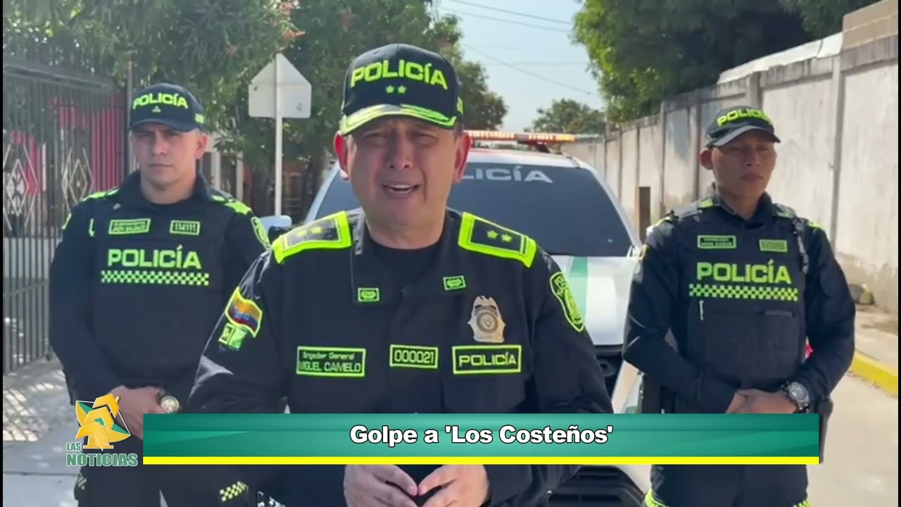 Golpe a “Los Costeños”: tres personas fueron capturadas y un arsenal fue decomisado en Barranquilla