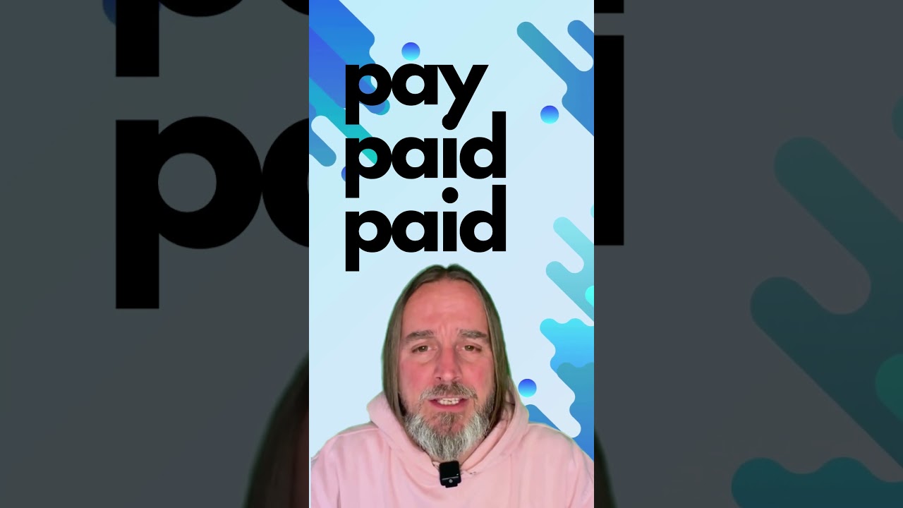 Conjugate with Svenglish pay paid paid