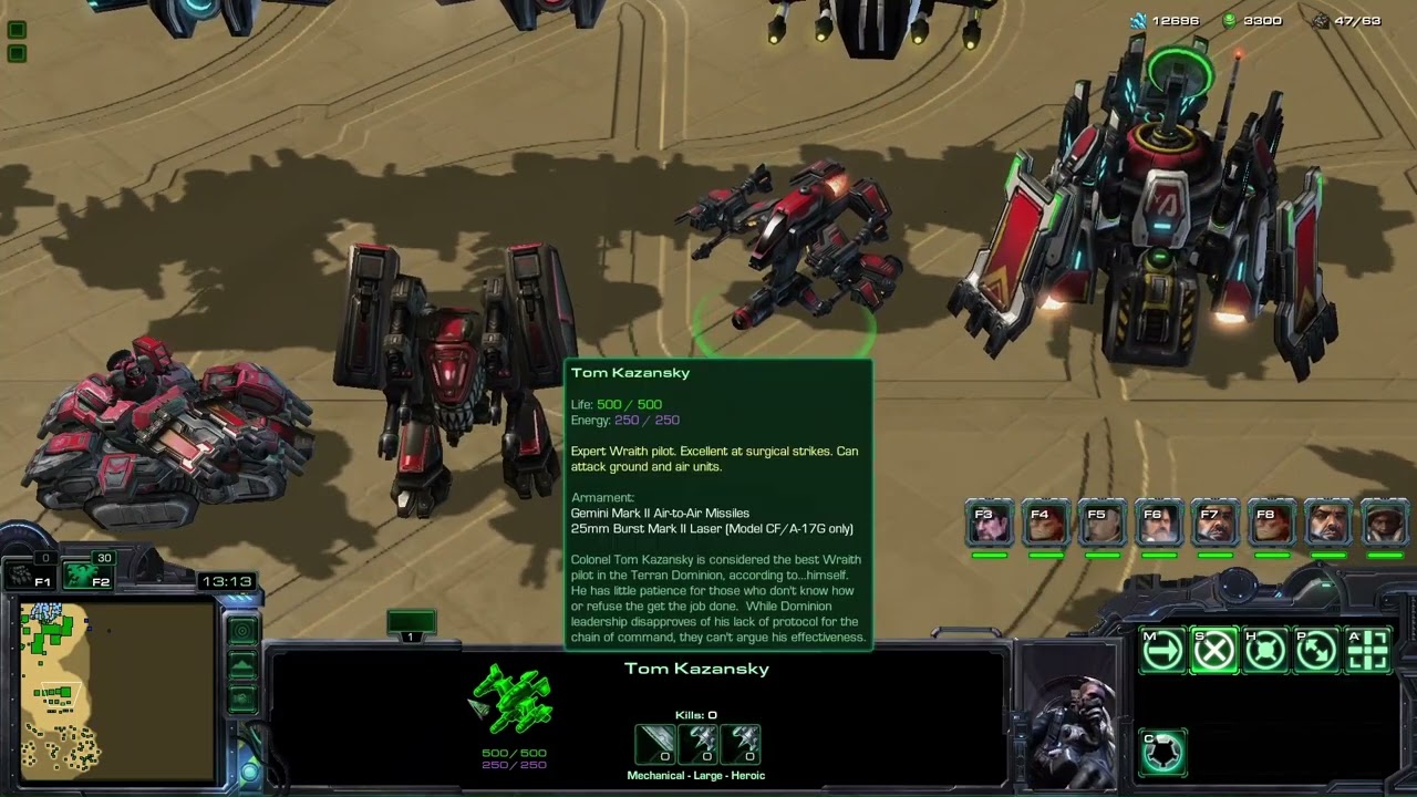 Starcraft 2 Brood War Mass Recall Mod - All Terran Heroes and Special Buildings