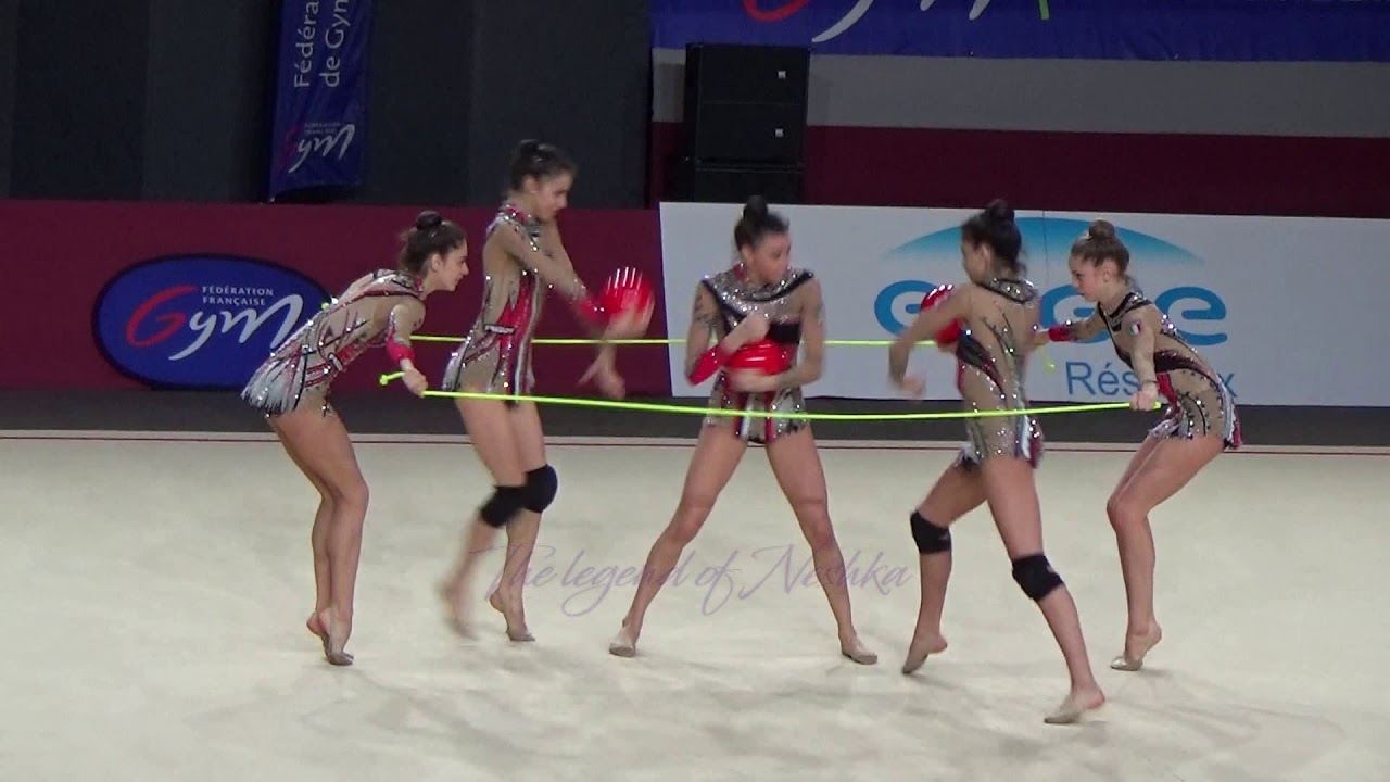 ITALY 3 balls 2 ropes - 2018 Thiais trainings