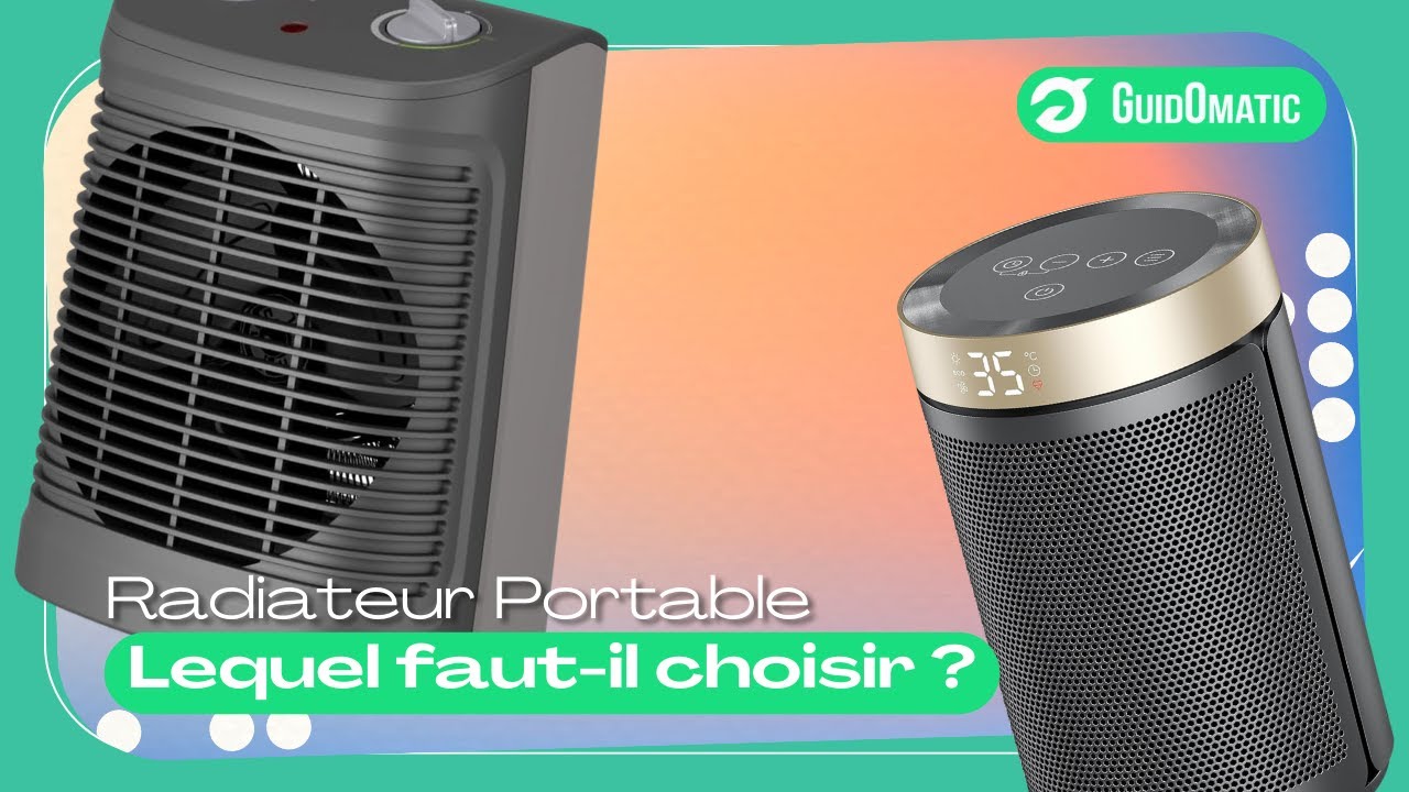 RADIATEUR PORTABLE (NOUVEAUTÉS) - Comparatif & Guide d'achat 2024! [TOP 3]