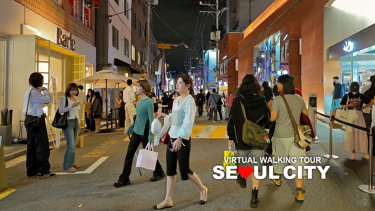 Seoul Evening Walk, Seongsu-dong Cafe Street, Yeonmujang Street, Saturday Night, South Korea, Travel